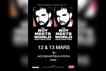 Drake en concerts à l'Arena Bercy de Paris en 2017