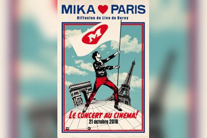 Mika et son concert "Paris je t’aime" au cinéma le 21 octobre 2016