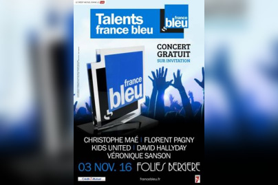 Concert des Talents France Bleu 2016 aux Folies Bergère de Paris