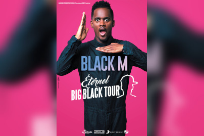 Black M en concert à l'AccorHotels Arena de Paris en 2017 