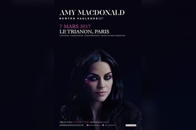 Amy Macdonald en concert au Trianon de Paris en mars 2017