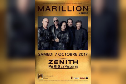 Marillion en concert au Zénith de Paris en octobre 2017