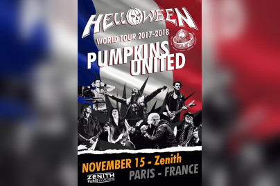 Helloween en concert au Zénith de Paris en novembre 2017