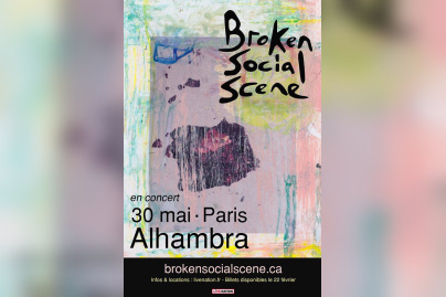 Broken Social Scene en concert à l’Alhambra de Paris en mai 2017