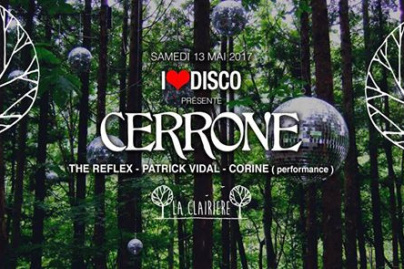 I Love Disco à La Clairière avec Cerrone