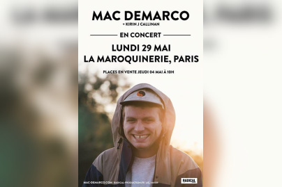 Mac DeMarco en concert à La Maroquinerie de Paris en mai 2017