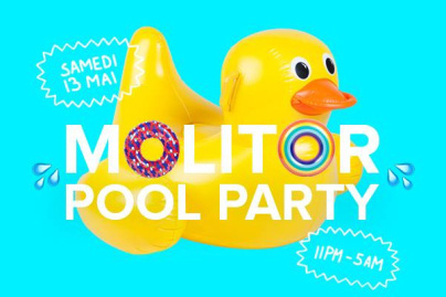 Une Pool-Party à la piscine Molitor 