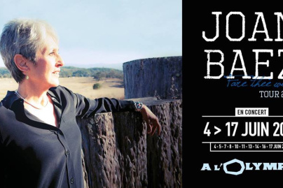 Joan Baez en concerts à l'Olympia de Paris en juin 2018
