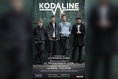 Kodaline en concert au Trianon de Paris en novembre 2017