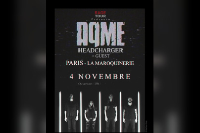 AqME en concert à La Maroquinerie de Paris en novembre 2017