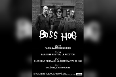 Boss Hog en concert à La Maroquinerie de Paris en octobre 2017