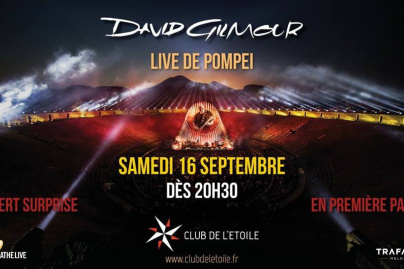 Retransmission du concert de David Gilmour au Club de l'Etoile