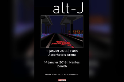 Alt-J en concert à l'Arena Bercy de Paris en 2018