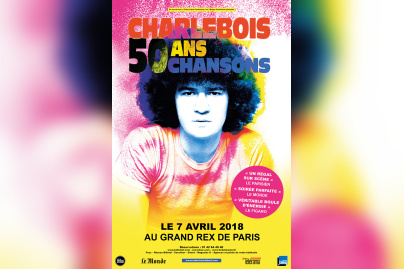 Robert Charlebois en concert au Grand Rex de Paris en avril 2018
