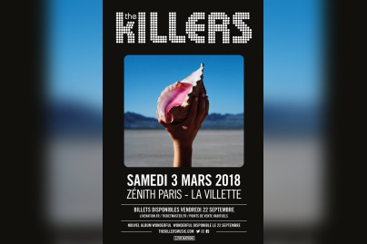 The Killers en concert au Zénith de Paris en mars 2018