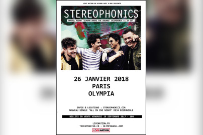 Stereophonics en concert à l'Olympia de Paris en janvier 2018
