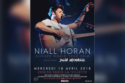 Niall Horan en concert au Zenith Parisen avril 2018