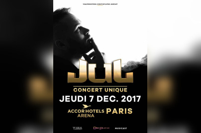 JUL en concert à l'AccorHotels Arena Bercy de Paris en décembre 2017