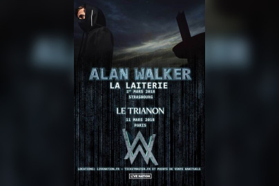 Alan Walker en concert au Trianon de Paris en mars 2018