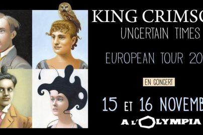 King Crimson en concert à l'Olympia de Paris en novembre 2018