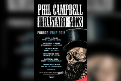 Phil Campbell And The Bastard Sons en concert à La Boule Noire de Paris en mars 2018