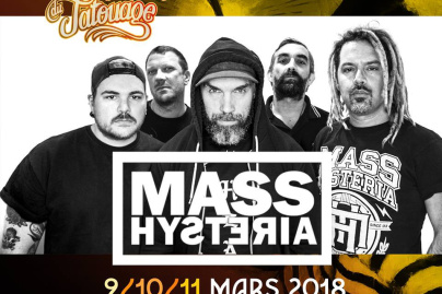 Mondial du Tatouage 2018 : Mass Hysteria en concert à La Grande Halle de La Villette