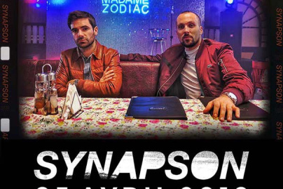 Synapson en concert à L'Elysée Montmartre de Paris en avril 2018