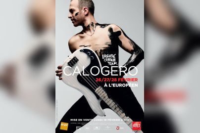 Calogero en concert à L'Européen de Paris en février 2018