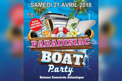 Paradisiac Boat Party de retour au Bateau Concorde Atlantique