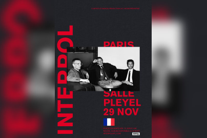Interpol en concert à La Salle Pleyel de Paris en novembre 2018