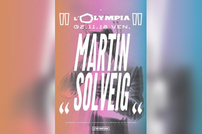 Martin Solveig en concert à l'Olympia de Paris en novembre 2018