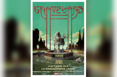 Graveyard en concert à La Maroquinerie de Paris en octobre 2018