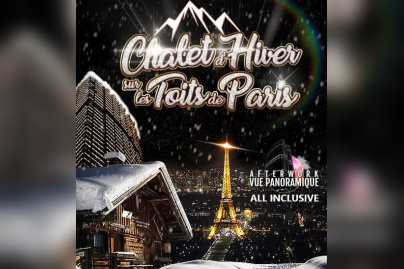 Chalet d'hiver sur les Toits de Paris 