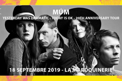 Múm en concert à La Maroquinerie de Paris en septembre 2019