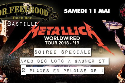 Metallica Warm Up au Dr FeelGood Bastille à Paris