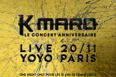 K-Maro en concert au Yoyo - Palais de Tokyo pour les 15 ans de 'Woman Like U'