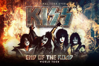 Kiss en concert à Paris en juin 2020