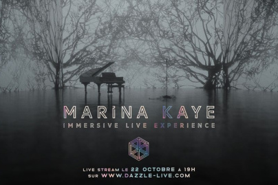 Marina Kaye en live stream immersif pour Dazzle 