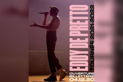 Eddy De Pretto en concert au Zénith de Paris La Villette en octobre 2021