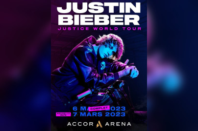 Justin Bieber en concert à l’Accor Arena de Paris en mars 2023