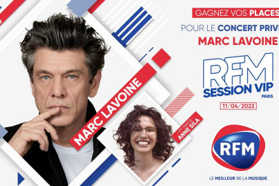 Marc Lavoine en concert privé RFM à Paris