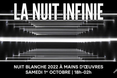 Nuit Blanche 2022 : installation lumineuse et effeuillage aux Mains d'Œuvres