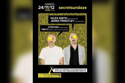 WIHM invite Secretsundaze au Showcase feat. Giles Smith et James Priestley