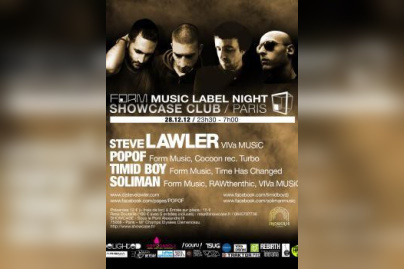 Form Music au Showcase avec Steve Lawler et Timid Boy