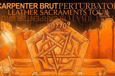 Carpenter Brut et Perturbator en concert à l'Olympia à Paris en octobre 2023