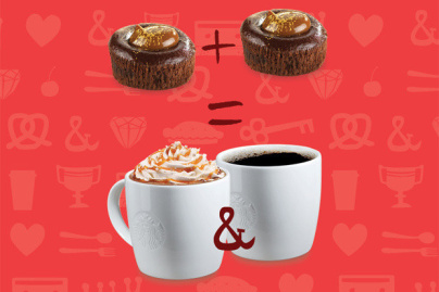 Starbucks célèbre la Saint Valentin