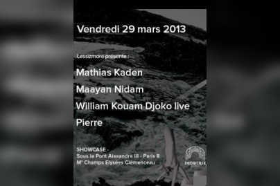 Soirée Lessizmore au Showcase avec Mathias Kaden