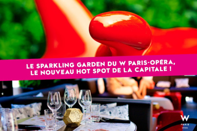 Le W Paris-Opéra ouvre son « Sparkling Garden »