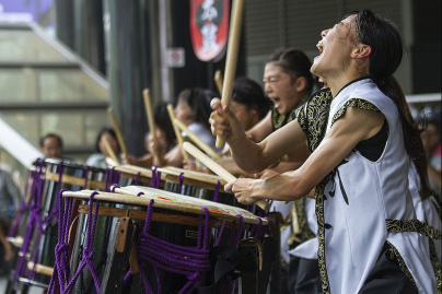 Kodo : spectacle de tambours japonais à la Salle Pleyel de Paris en mars 2022