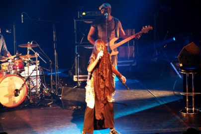 Brigitte Fontaine en concert au Bataclan en novembre 2013